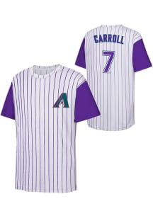 Corbin Carroll Arizona Diamondbacks Youth Red Triple Performance Player Tee