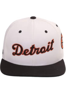 Detroit Pistons Natural Detroit Bad Boys Detroit Script 2T Mens Snapback Hat