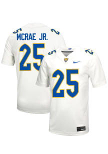 Kentrail Mcrae Jr.  Nike Pitt Panthers White NIL Name And Number Football Jersey