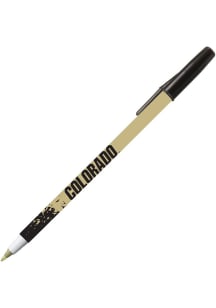 Colorado Buffaloes Single Superball Pen - Silver
