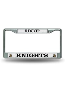 UCF Knights Premium Chrome License Plate Frame - Silver