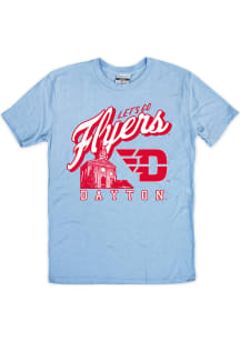 Where I’m From Dayton Flyers Light Blue Lets Go Flyers Short Sleeve Fashion T Shirt