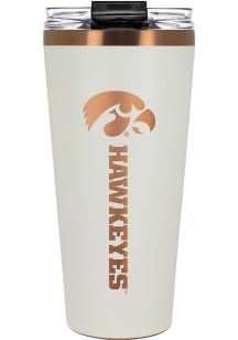 Iowa Hawkeyes 32oz Big Slim Stainless Steel Tumbler - White