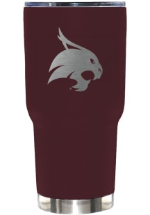The Memory Company Texas State Bobcats 30oz Stainless Steel Tumbler - Maroon