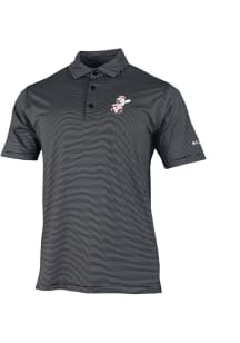 Columbia Cincinnati Reds Mens Black Double Hit Short Sleeve Polo