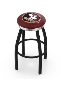Florida State Seminoles Chrome Seat Pub Stool - Black