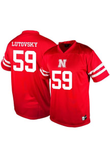 Genuine Collective Nebraska Cornhuskers Red NIL Football Jersey