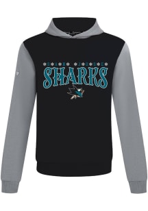 Levelwear San Jose Sharks Mens Black Ultimate Snowflakes Long Sleeve Hoodie