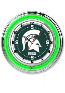 Michigan State Spartans 19in Neon Wall Clock