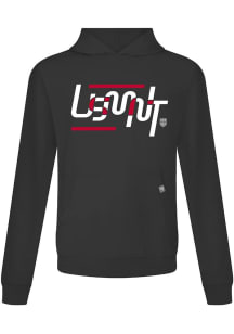 Levelwear USMNT Mens Black Relay Abstract Hood