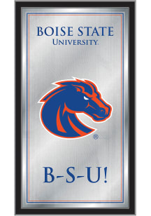 Boise State Broncos Fight Song Hanging Back Bar Mirror
