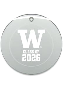 Washington Huskies Class of 2026 Round Ornament - White