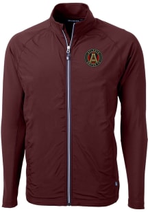 Cutter and Buck Atlanta United FC Mens Burgundy Adapt Eco Medium Weight Jacket