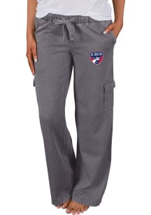 Concepts Sport FC Dallas Womens Charcoal Trackside Cargo Loungewear Sleep Pants