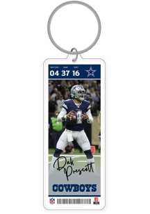 Dallas Cowboys Signed Acrylic Keychain -