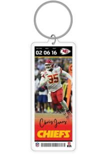 Kansas City Chiefs Acrylic Design Keychain - Red