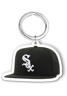 Chicago White Sox Cap Keychain - Black