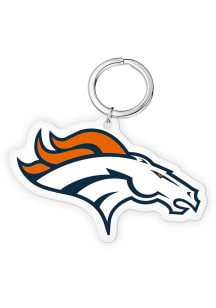 Denver Broncos Acrylic Primary Keychain - Navy Blue