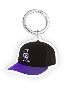 Colorado Rockies Acrylic Cap Keychain - Purple