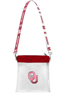 Oklahoma Sooners 3D Satchelette Womens Clear Tote
