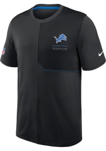 Nike Detroit Lions Black Sideline Short Sleeve T Shirt