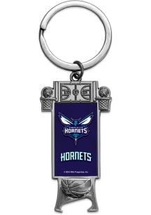 Charlotte Hornets Sculpted Bottle Opener Keychain - Purple