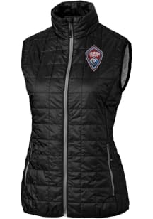 Cutter and Buck Colorado Rapids Womens Black Rainier PrimaLoft Vest
