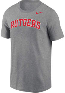 Nike Rutgers Scarlet Knights Grey DriFIT Short Sleeve T Shirt