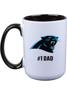 Carolina Panthers Dad 15oz Ceramic Mug - White