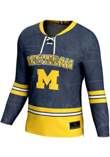 ProSphere  Michigan Wolverines Mens Blue Vigor Hockey Jersey