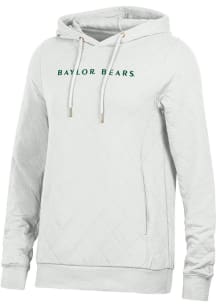 Under Armour Baylor Bears Womens White Embroidered Hooded Sweatshirt