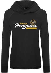 Levelwear Pittsburgh Penguins Womens Black Slender Monument Pullover