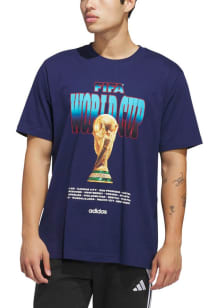 Adidas FIFA Blue Concert Series Short Sleeve T Shirt