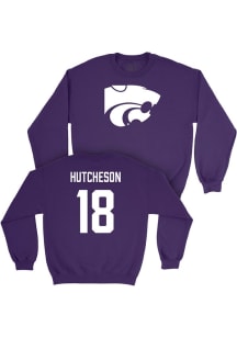 Hudson Hutcheson K-State Wildcats Mens Purple NIL Legacy Player Crew