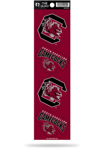 South Carolina Gamecocks Quad Auto Decal - Red
