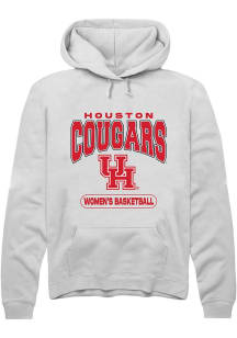 Summit Sportswear Houston Cougars Mens White Women's Basketball Long Sleeve Hoodie