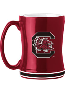 South Carolina Gamecocks 14oz Relief Ceramic Mug - Red