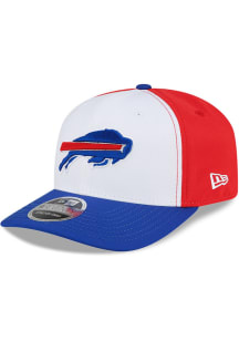 New Era Buffalo Bills Pinwheel 9SEVENTY Stretch Snap Adjustable Hat - White