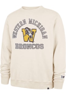 47 Western Michigan Broncos Mens Brown Calderwood Long Sleeve Fashion Sweatshirt