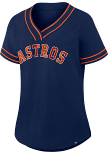 Houston Astros Womens Team First Fashion Baseball Jersey - Navy Blue