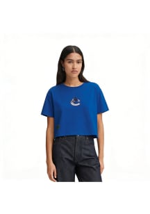Pro Standard Vancouver Canucks Womens Blue Wingspan Short Sleeve T-Shirt
