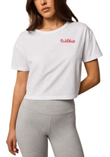 Greyson Arizona Wildcats Womens White Sloane SS Tee Short Sleeve T-Shirt