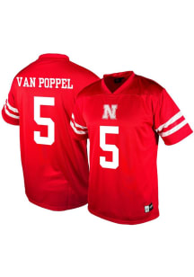 Genuine Collective Nebraska Cornhuskers Red NIL Football Jersey