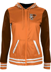 ProSphere Bowling Green Falcons Womens Orange Letterman Light Weight Jacket
