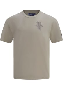 Pro Standard Houston Rockets Brown Neutral Mash Up Short Sleeve T Shirt