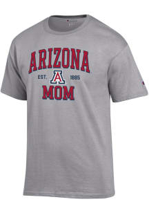 Champion Arizona Wildcats Grey Est Date Mom Jersey Short Sleeve T Shirt