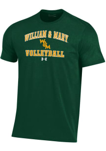 Under Armour William & Mary Tribe Green Volleyball Performance Short Sleeve T Shirt
