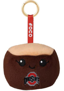 Ohio State Buckeyes 6in Plush Food Backpack Clip Keychain - Brown