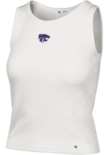 47 K-State Wildcats Womens White Uplift Tank Top