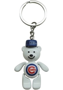 Chicago Cubs Bear Keychain - White